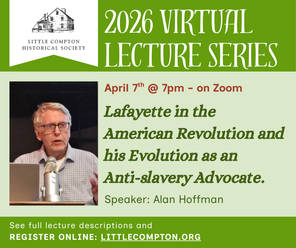 Spring Virtual Lecture Series: “Lafayette in the American Revolution and his Evolution as an Anti-slavery Advocate”